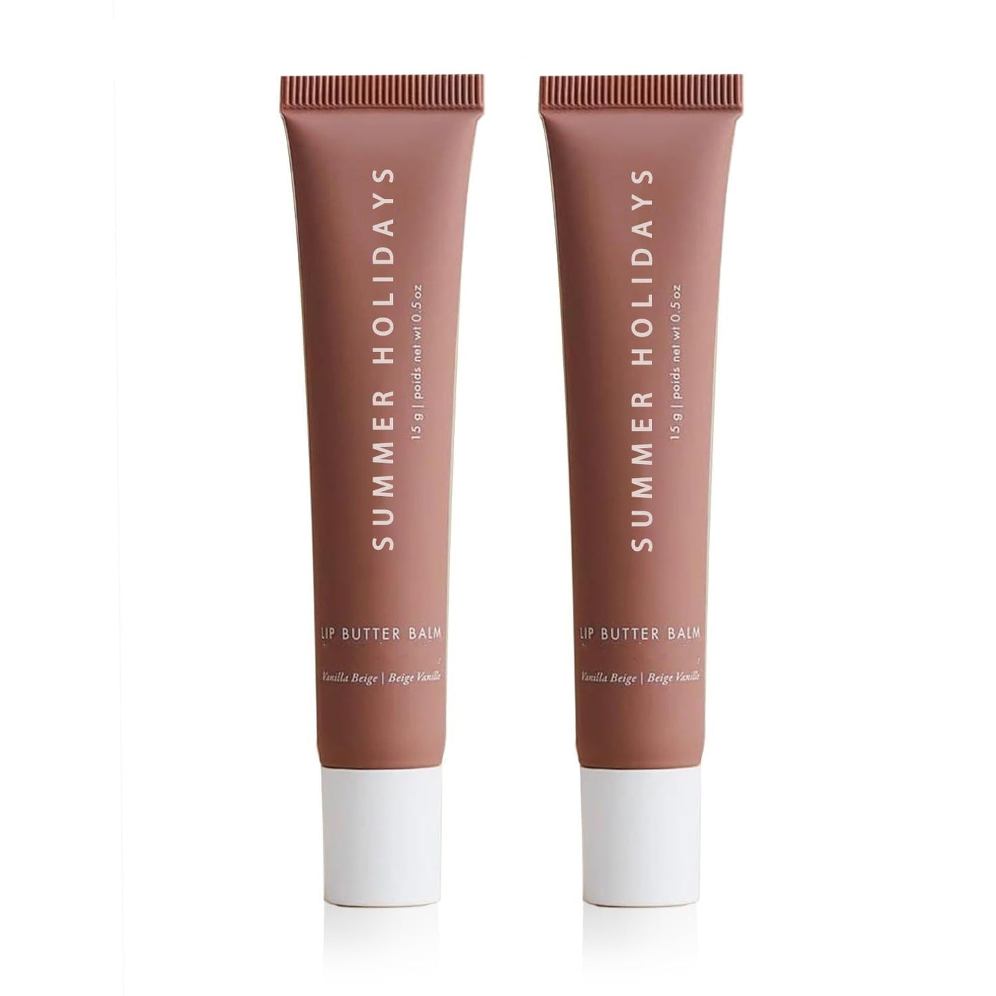 2 PACK Summer Lip Butter Balm Summer Days Summer Holidays Conditioning Lip And Lip Balm Tinted Soothing Lip Care (Pink Sugar, 0.5oz)