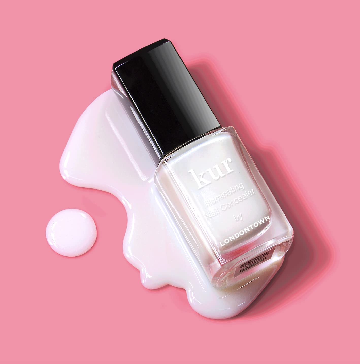LONDONTOWN kur Nail Conceal & Go Duo Set, Includes Nail Illuminating Concealer & Gel Genius Top Coat, 2 Piece Set, 0.4 Fl Oz