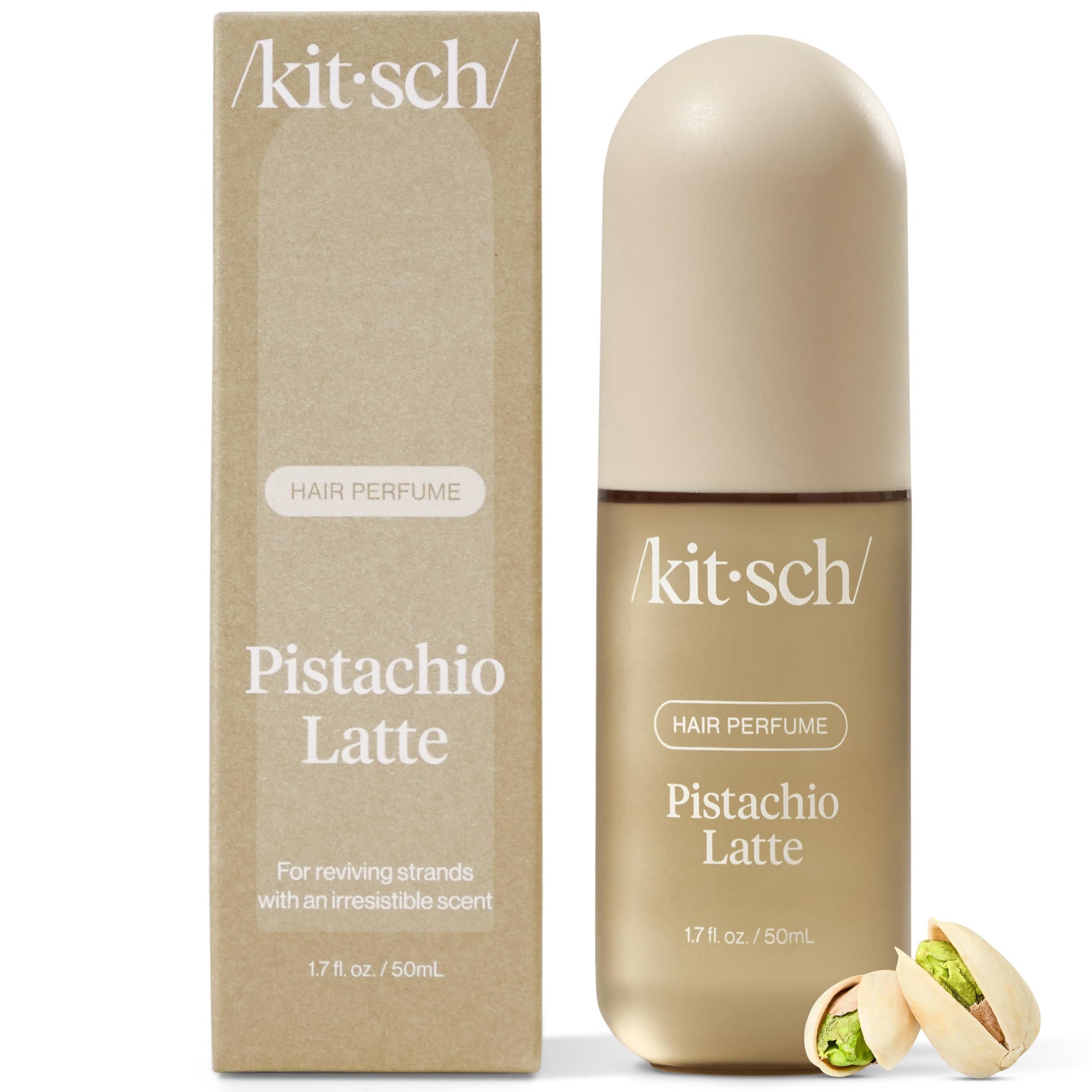 Kitsch Warm Sugar Hair Perfume For Women - Clean, Deodorizing, and Patented Odor-Eliminating Technology, Body Mist - Freshen Hair, Body & Pillows - Sweet Pink Grapefruit & Warm Vanilla Scent - 50ml
