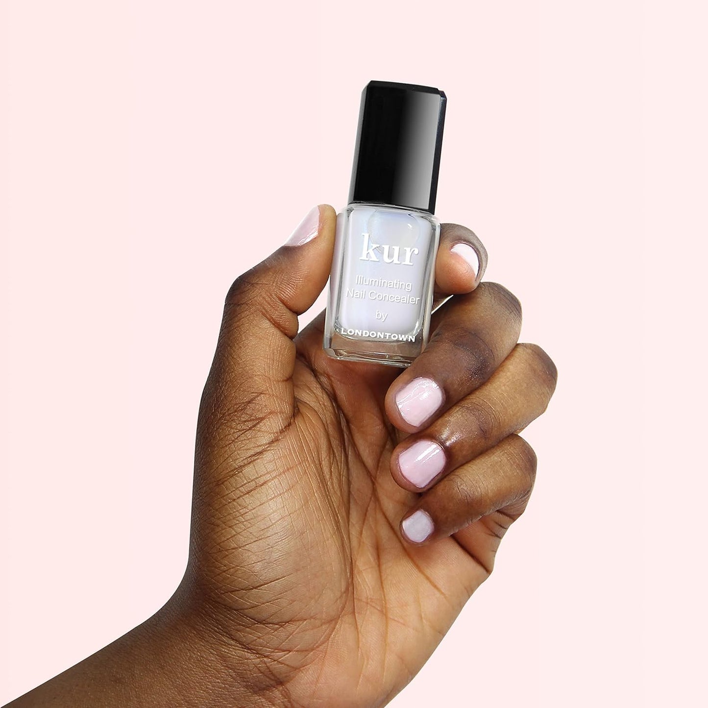 LONDONTOWN kur Nail Conceal & Go Duo Set, Includes Nail Illuminating Concealer & Gel Genius Top Coat, 2 Piece Set, 0.4 Fl Oz